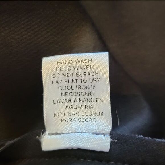 BLVD Dark Gray Poly Sueded Long Line Trench Coat Duster Jacket Snap Closures - Picture 11 of 15